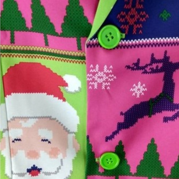 MENS CHRISTMAS SUIT COAT - Picture 3 of 6